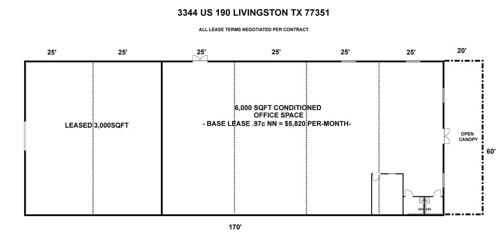 3344 U S Highway 190 W, Livingston, TX à louer - Photo du bâtiment - Image 3 de 14