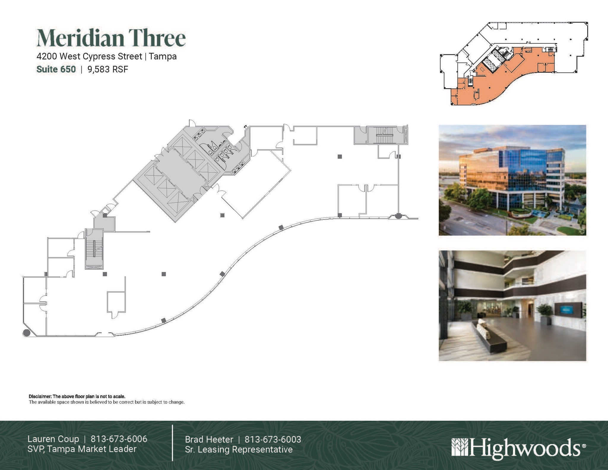 4350 W Cypress St, Tampa, FL à louer Plan d’étage- Image 1 de 1