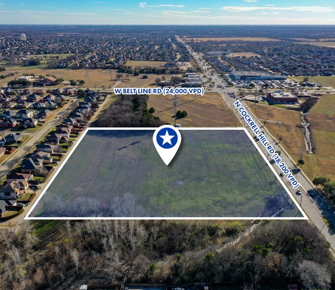 200 N Cockrell Hill Rd, DeSoto, TX à vendre - Aérien - Image 2 de 3