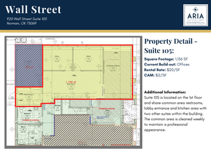 920 Wall St, Norman, OK à louer Plan d  tage- Image 1 de 1