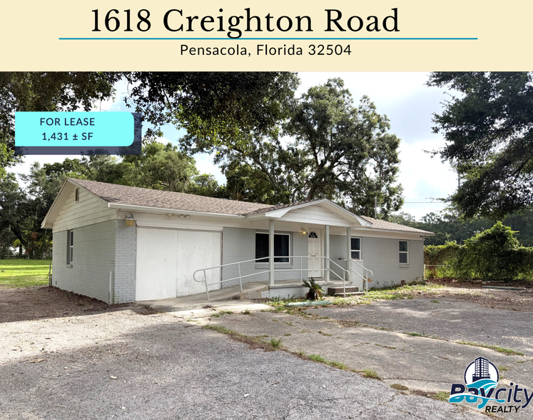 1618 Creighton Rd, Pensacola, FL à louer - Photo du bâtiment - Image 1 de 10