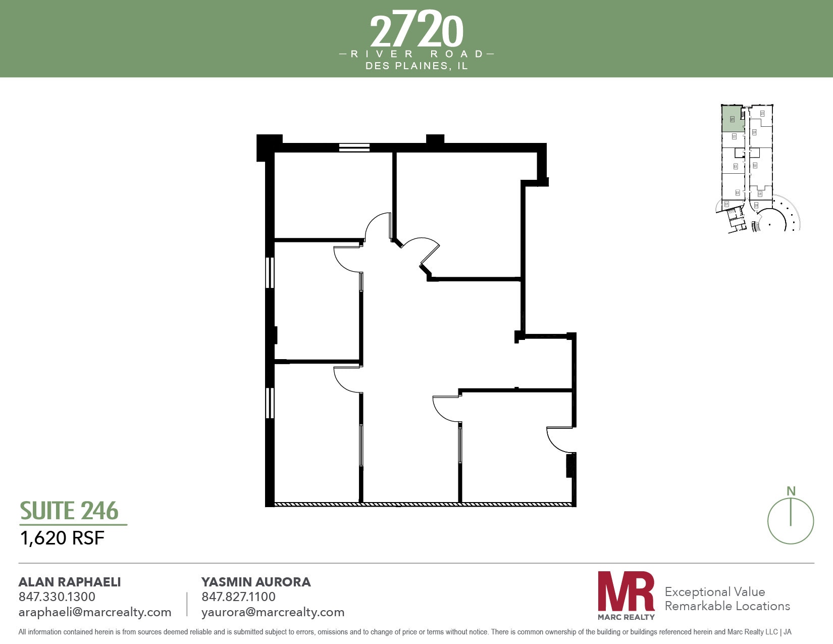 2720 S River Rd, Des Plaines, IL à louer Plan d’étage- Image 1 de 7