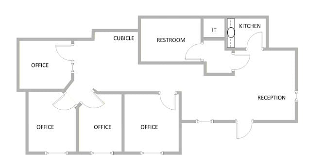 8767 E Via de Commercio, Scottsdale, AZ à louer Plan d’étage- Image 1 de 1
