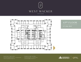 35 W Wacker Dr, Chicago, IL à louer Plan d’étage- Image 1 de 1