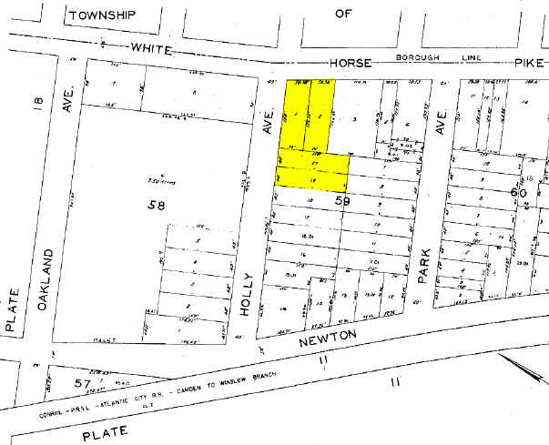 900-902 White Horse Pike, Oaklyn, NJ à vendre - Plan cadastral - Image 1 de 1