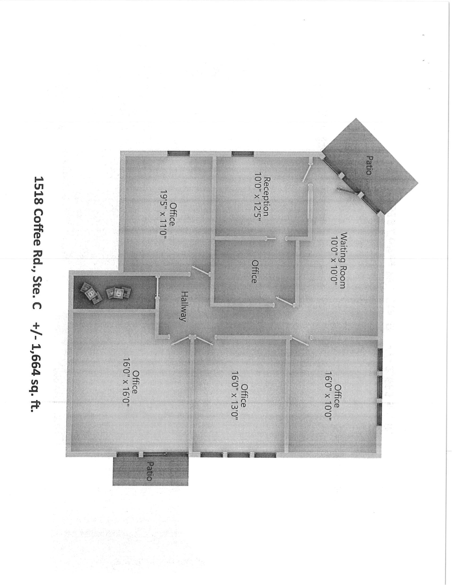1518 Coffee Rd, Modesto, CA for lease Site Plan- Image 1 of 10