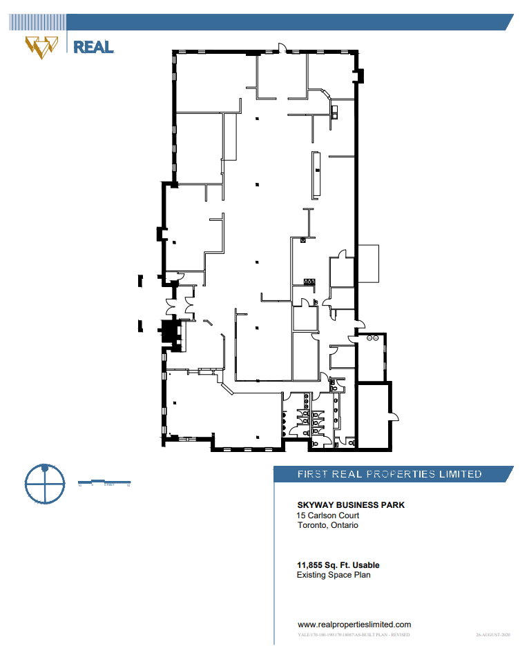 15 Carlson Ct, Toronto, ON à louer Plan d’étage- Image 1 de 1