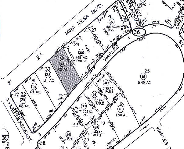 9560 Waples St, San Diego, CA à louer - Plan cadastral - Image 2 de 6