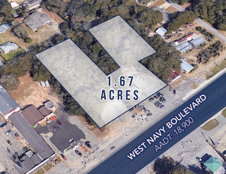 3708 Navy Blvd, Pensacola, FL à vendre - Photo du bâtiment - Image 2 de 3