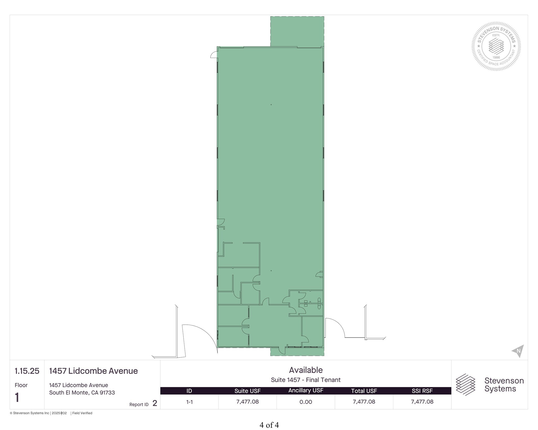1467 Lidcombe Ave, South El Monte, CA for lease Site Plan- Image 1 of 1