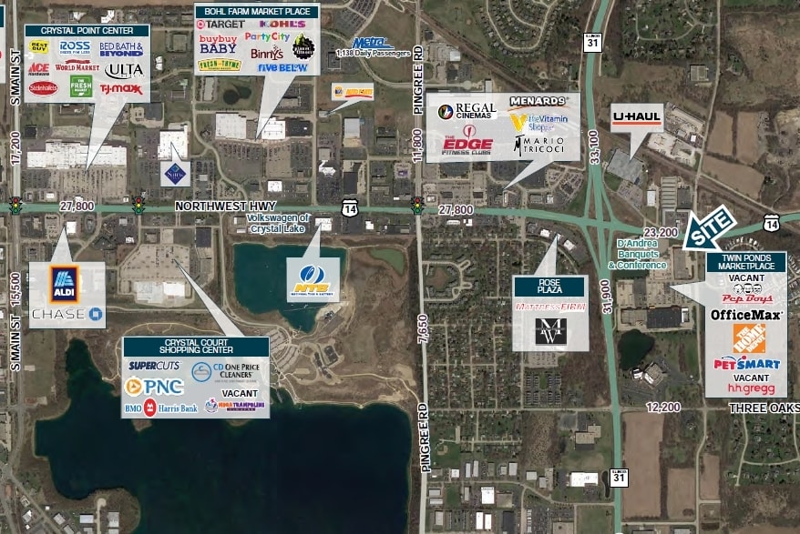 4423-4429 Northwest Hwy, Crystal Lake, IL for lease Building Photo- Image 1 of 2