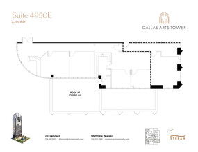 2200 Ross Ave, Dallas, TX à louer Plan d  tage- Image 1 de 1