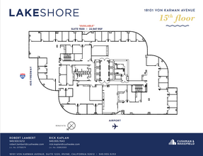 18101 Von Karman Ave, Irvine, CA à louer Plan d  tage- Image 1 de 1