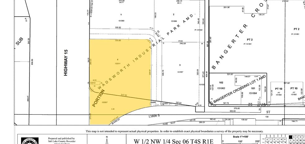 66 E Wadsworth Park Dr, Draper, UT à louer - Plan cadastral - Image 2 de 12