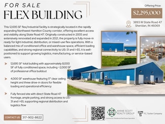 More details for 3893 W State Road 47, Sheridan, IN - Flex for Sale