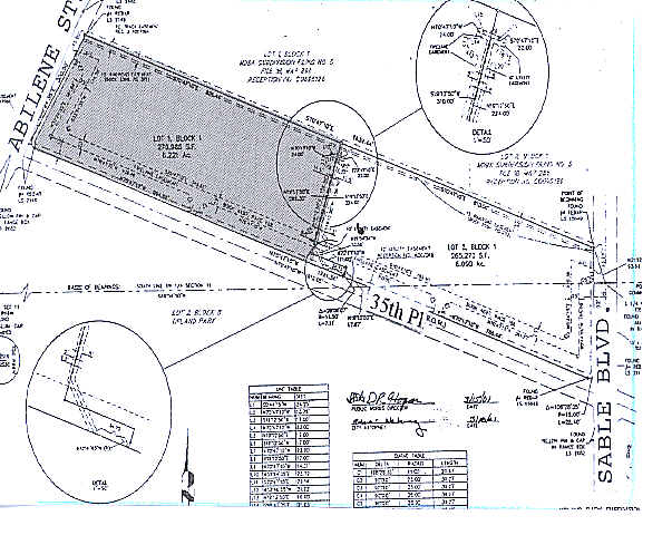 14209 E 35th Pl, Aurora, CO for lease - Plat Map - Image 3 of 9