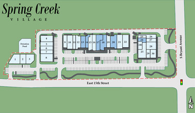 1489 E 15th St, Edmond, OK à louer Plan de site- Image 2 de 2