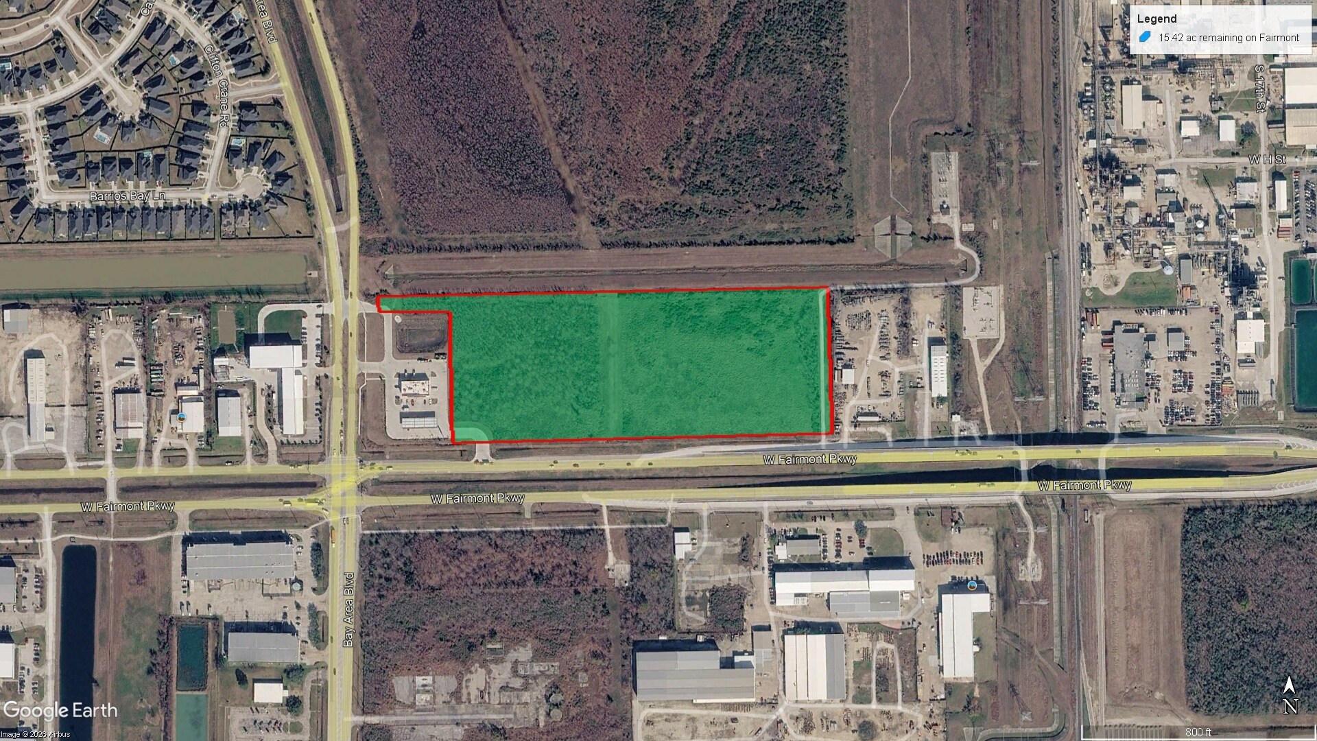 Bay Area Blvd, La Porte, TX for sale Aerial- Image 1 of 2
