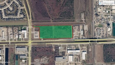 Bay Area Blvd, La Porte, TX - Aérien Vue de la carte