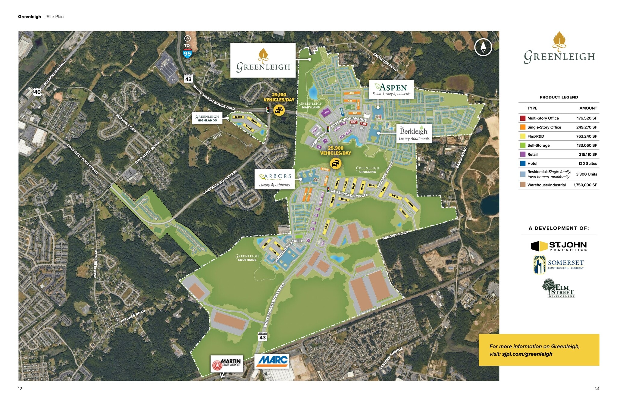 White Marsh Blvd, Middle River, MD à louer Plan de site- Image 1 de 2