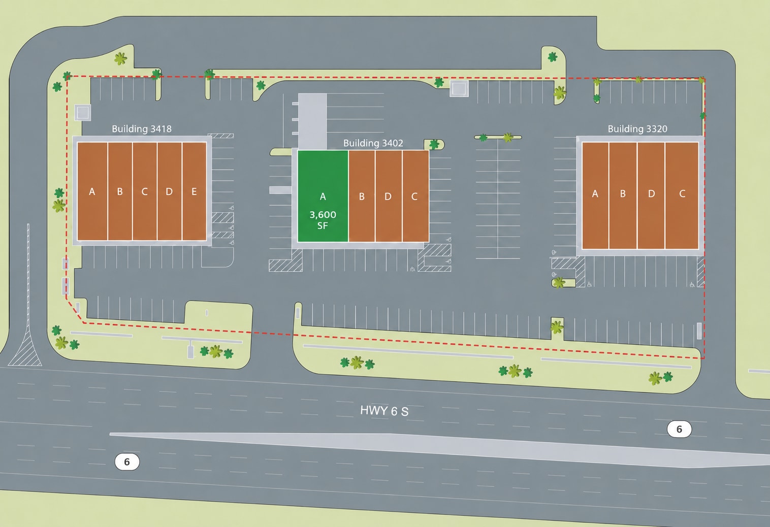 3320-3418 S Hwy 6, Houston, TX for lease Site Plan- Image 1 of 1