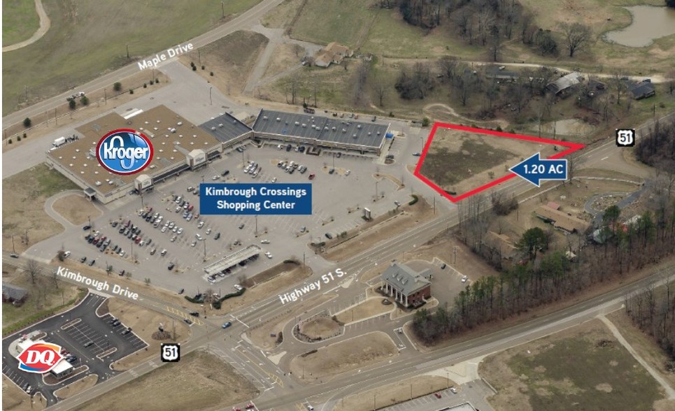 Highway 51 S, Atoka, TN for lease - Aerial - Image 3 of 4