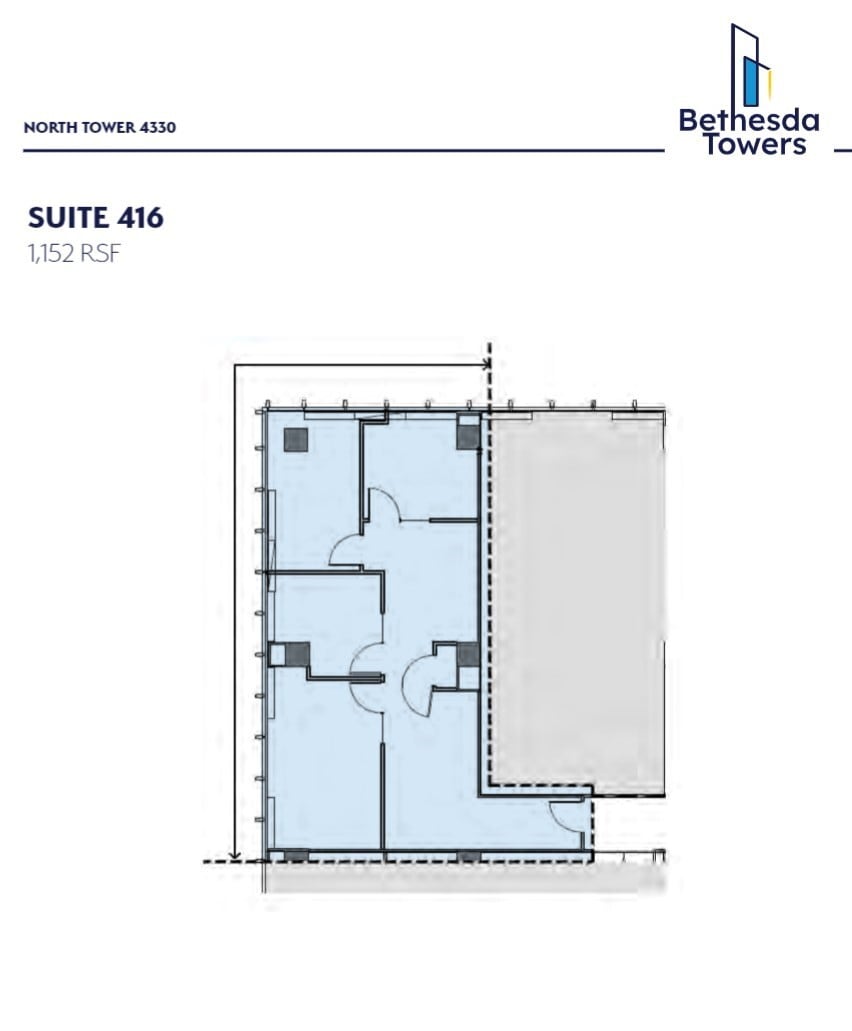 4340 East-West Hwy, Bethesda, MD for lease Floor Plan- Image 1 of 1