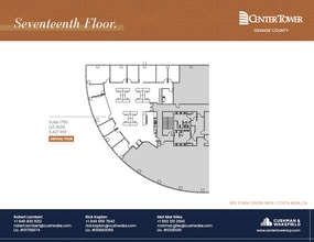 650 Town Center Dr, Costa Mesa, CA à louer Plan d’étage- Image 1 de 1