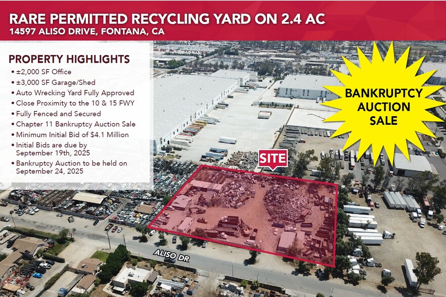 14597 Aliso Dr, Fontana, CA for sale - Building Photo - Image 1 of 3