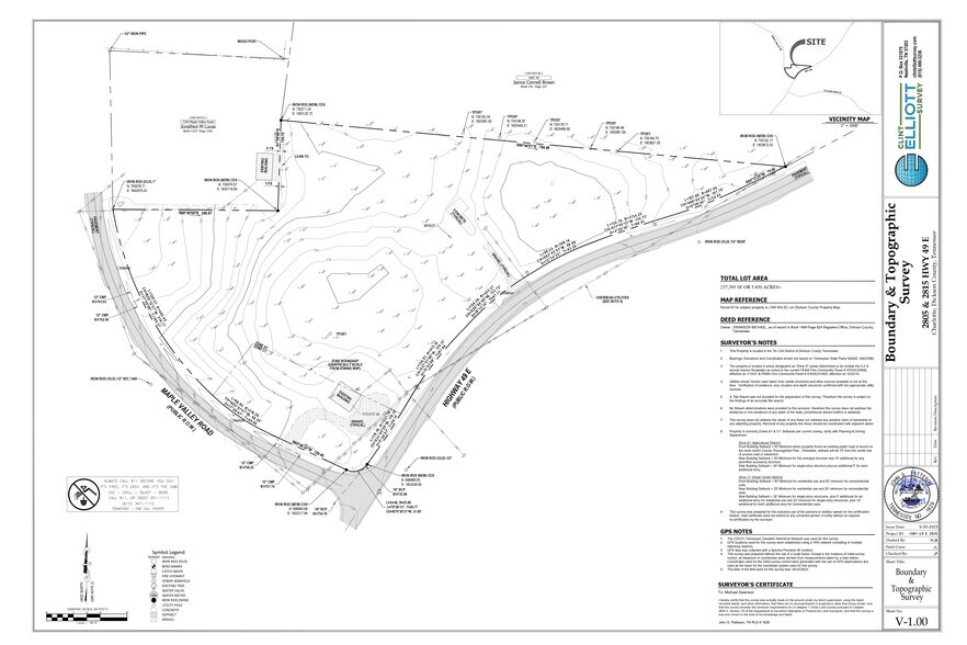 2815 TN-49 Hwy, Charlotte, TN for sale - Plat Map - Image 2 of 16