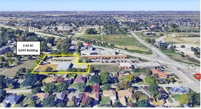 703 N Highway 78, Wylie, TX - AERIAL  map view