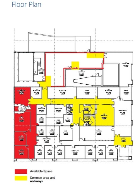 409-433 Dixon Landing Rd, Milpitas, CA à louer - Plan d  tage - Image 2 de 2