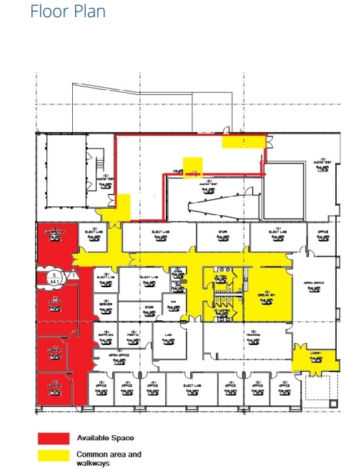 409-433 Dixon Landing Rd, Milpitas, CA à louer Plan d  tage- Image 1 de 1