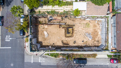 1000 N Gardner St, West Hollywood, CA - aerial  map view