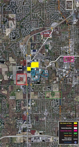 1320 City Center Dr, Carmel, IN à louer - Aérien - Image 2 de 13