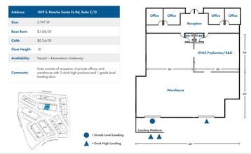 1635 S Rancho Santa Fe Rd, San Marcos, CA à louer Plan d’étage- Image 1 de 1