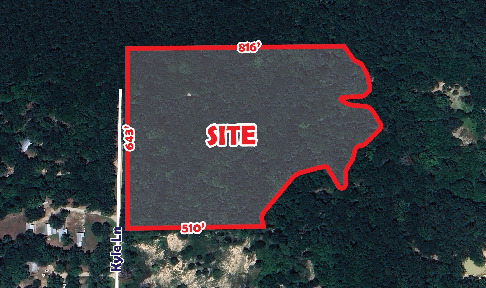 14471 Kyle Ln, Conroe, TX for sale Aerial- Image 1 of 6