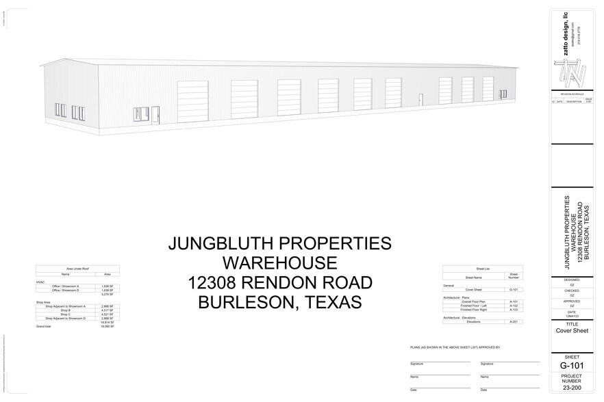 12308 Rendon Rd, Burleson, TX à louer - Plan de site - Image 3 de 36