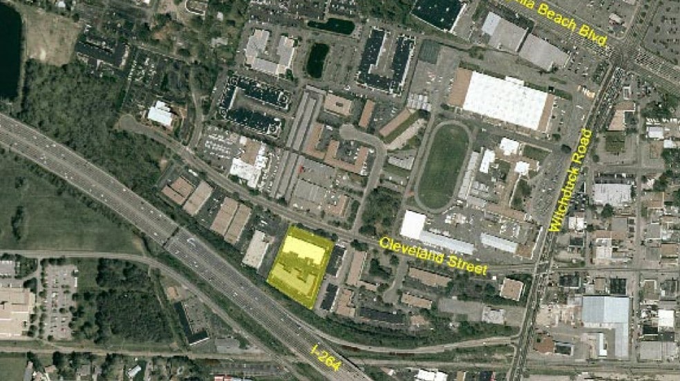 5257 Cleveland St, Virginia Beach, VA for lease - Plat Map - Image 3 of 5