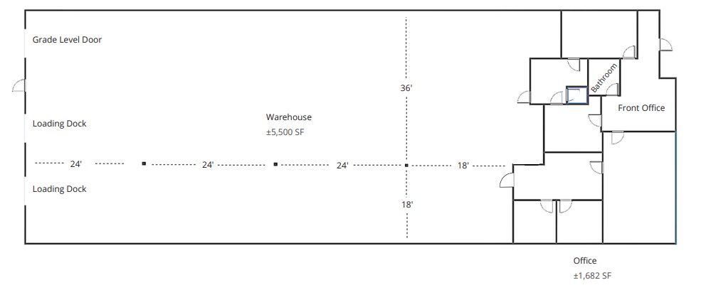 830 Eubanks Dr, Vacaville, CA for lease Floor Plan- Image 1 of 1