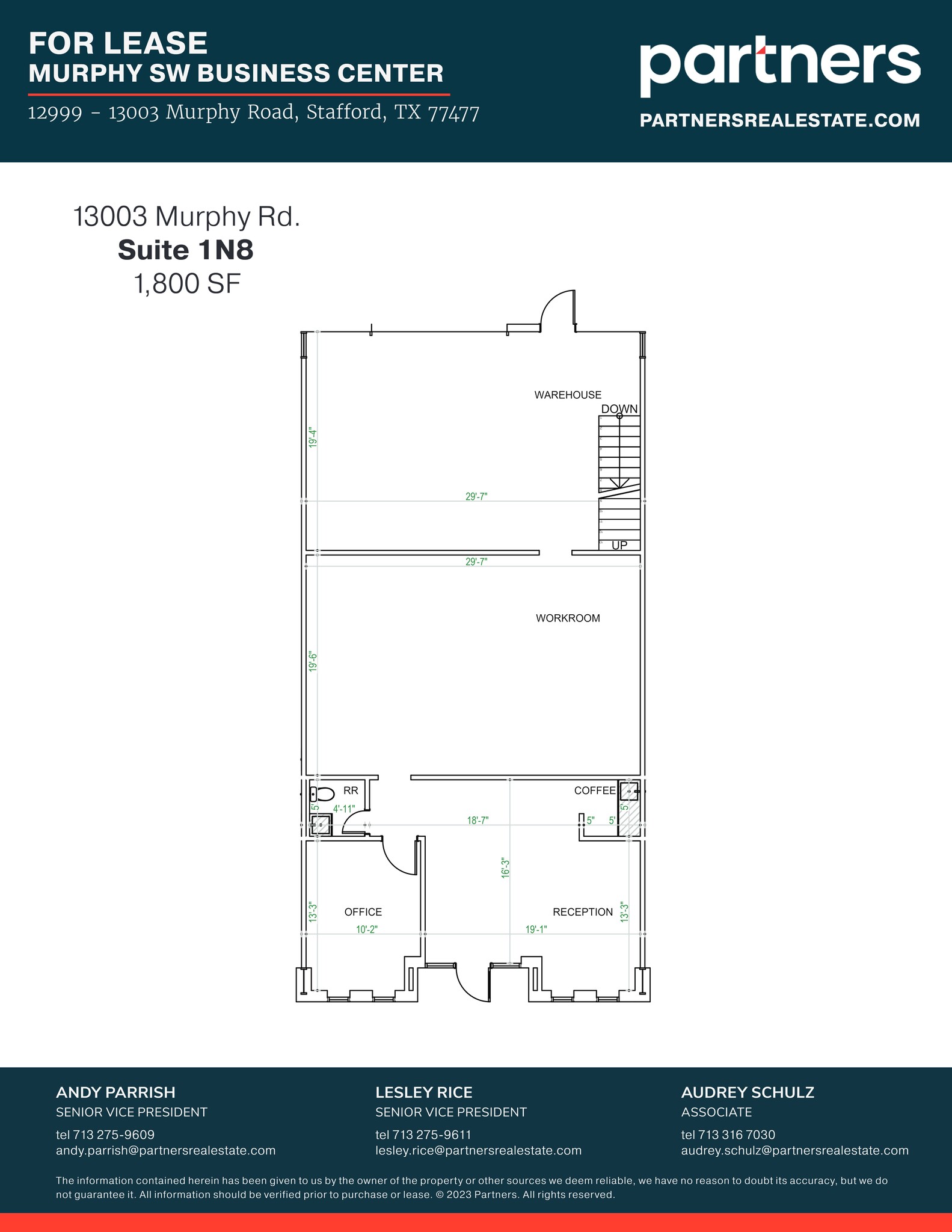 12999-13003 Murphy Rd, Stafford, TX à louer Plan de site- Image 1 de 1