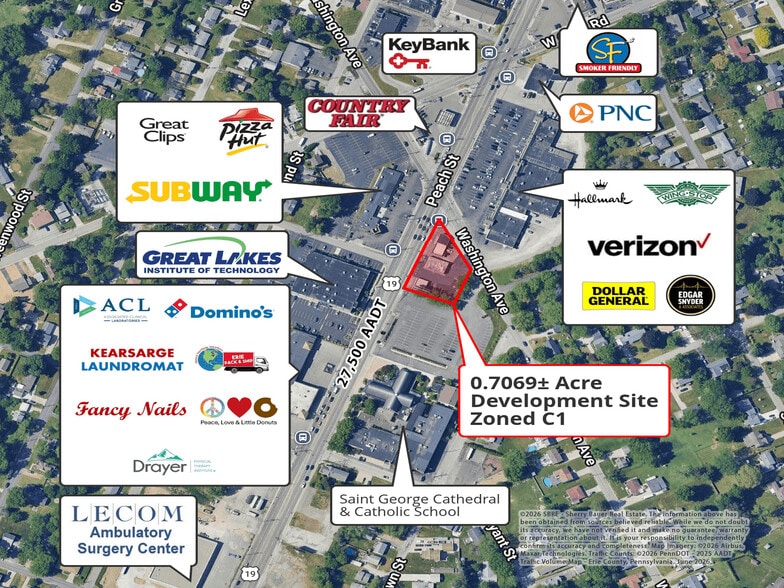 5071 Peach St, Erie, PA for lease - Aerial - Image 2 of 2