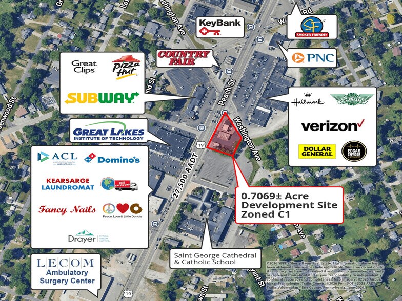 5071 Peach St, Erie, PA à louer - Aérien - Image 2 de 2