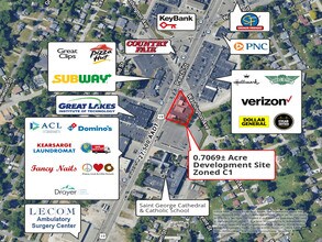 5071 Peach St, Erie, PA - Aerial map view