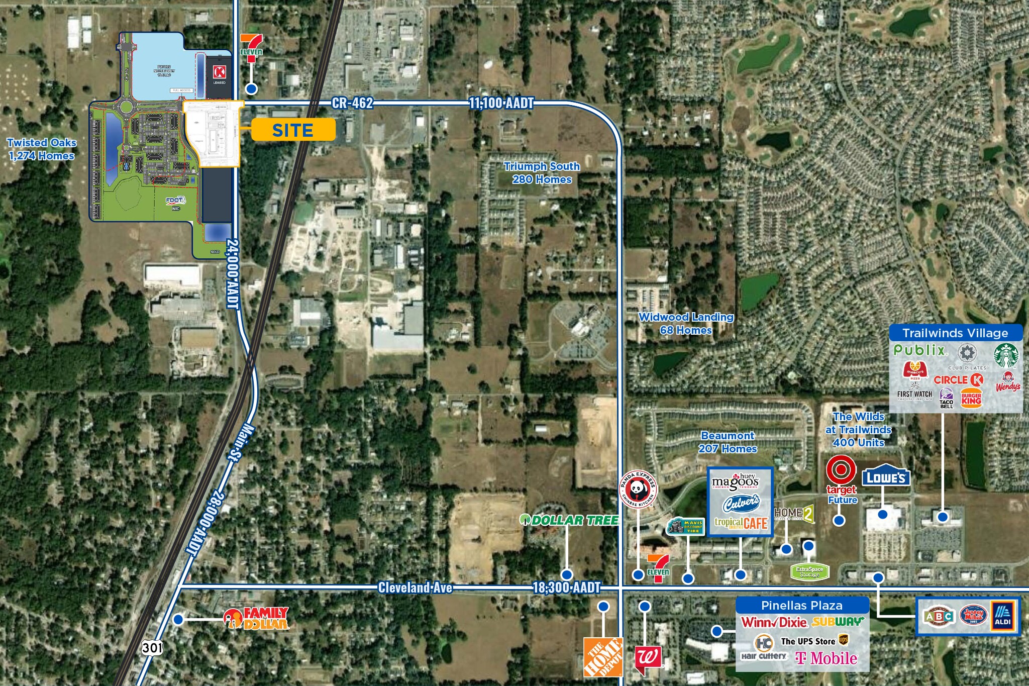 US-301 & E County Rd 462, Wildwood, FL for lease Primary Photo- Image 1 of 5