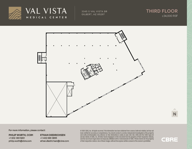 3345 S Val Vista Dr, Gilbert, AZ for lease Floor Plan- Image 1 of 1