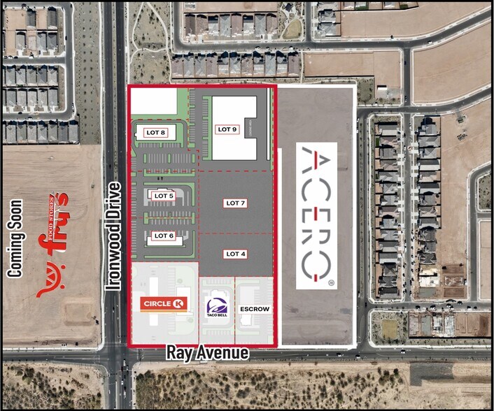 NEC Ironwood & Ray Rd, Apache Junction, AZ à louer - Aérien - Image 3 de 4