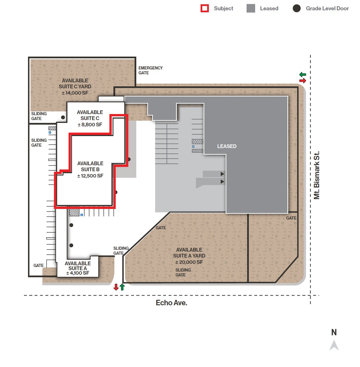 5601 Echo Ave, Reno, NV for lease Site Plan- Image 1 of 1