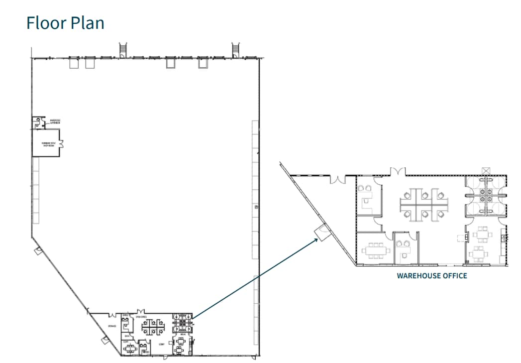 12015 N Lakeridge Pky, Ashland, VA à louer Plan d’étage- Image 1 de 1