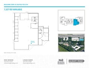 3025 Breckinridge Blvd, Duluth, GA à louer Plan d’étage- Image 1 de 1